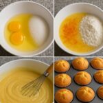 MAGDALENAS ESPONJOSAS DE NARANJA