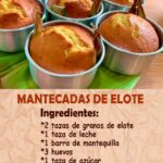 Mantecadas de Elote Tierno