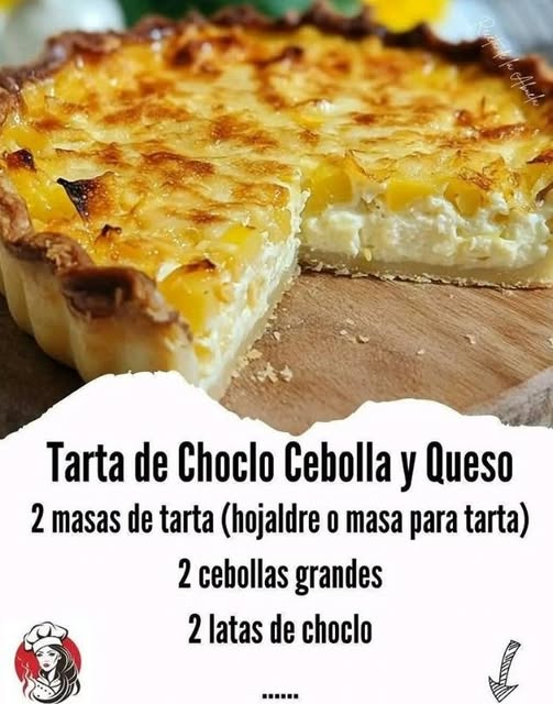 Tarta de Choclo Cebolla y Queso